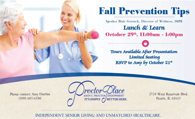 October Lunch and Learn - Fall Prevention Tips